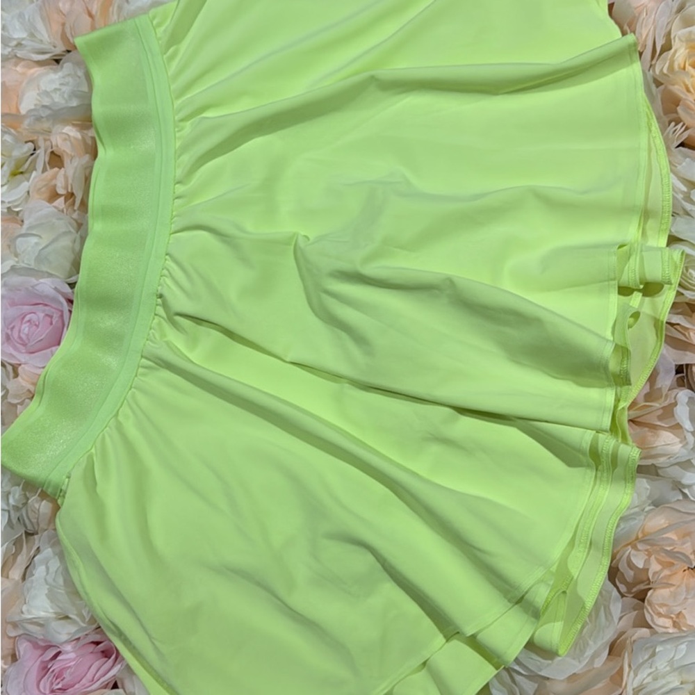 Lululemon Athletica Lime Green Skirt